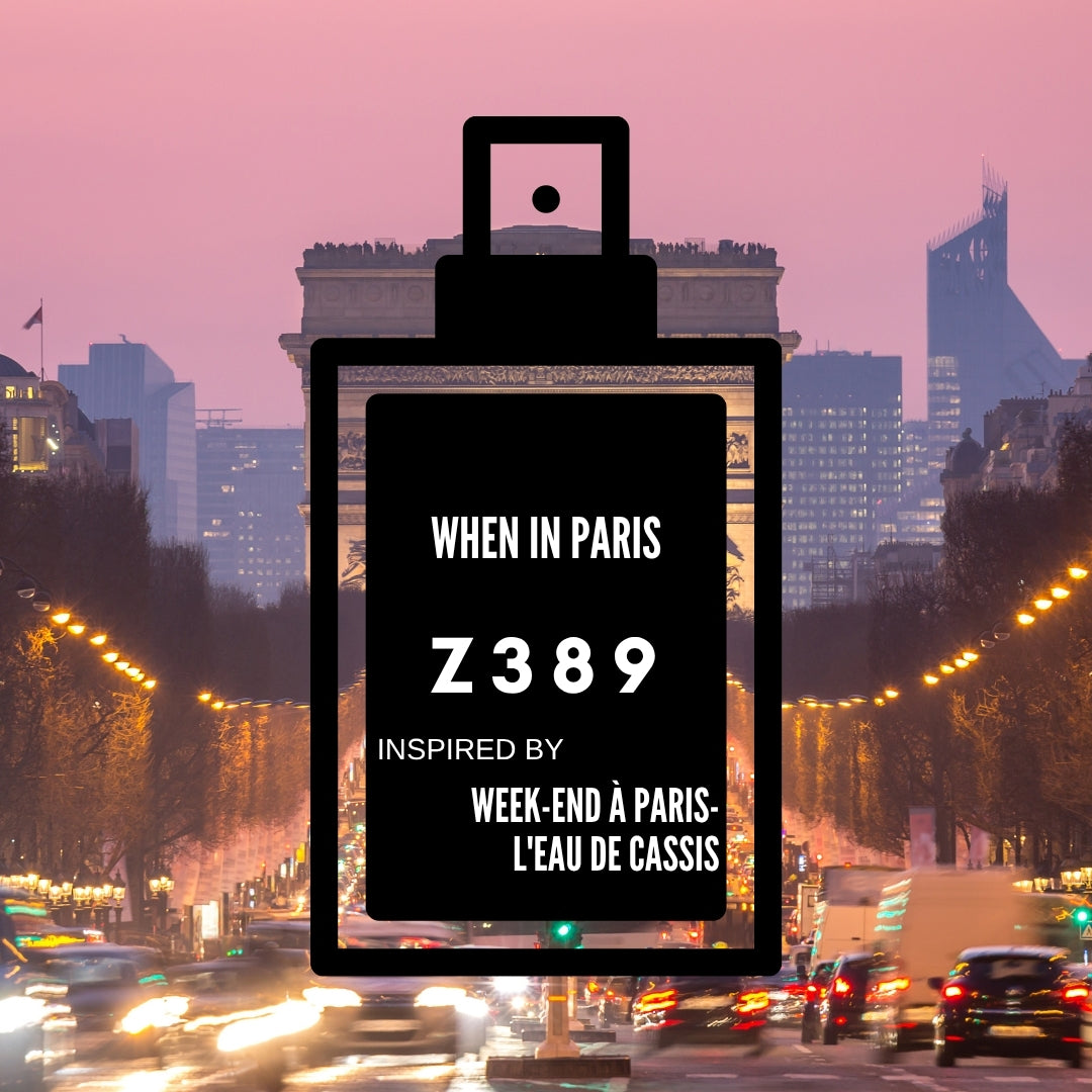 When in Paris|Z389 inspired by "Week-End à Paris-L'Eau De Cassis"
