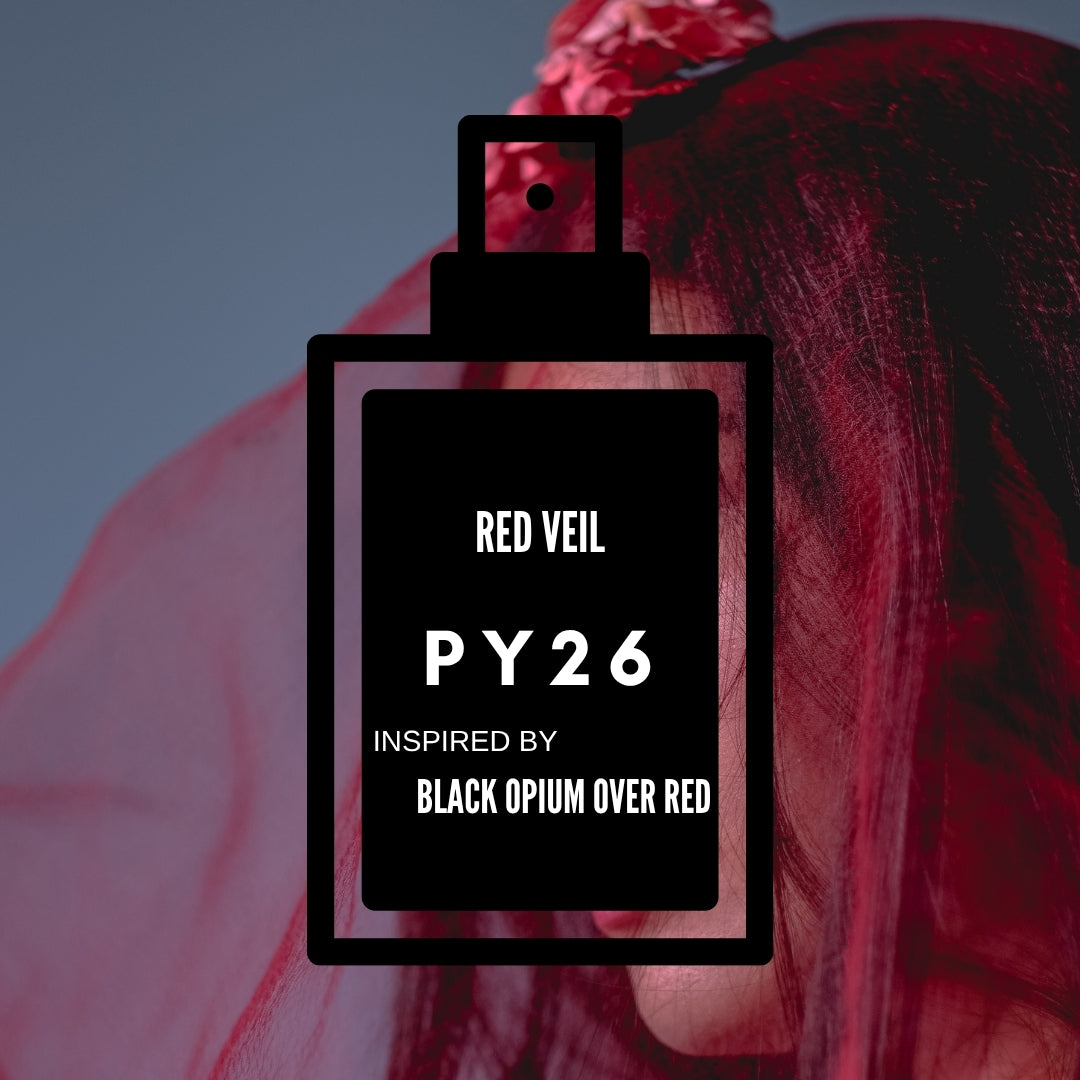 Red Veil|PY26 inspired by "Black Opium,Over Red"