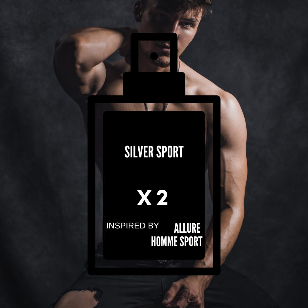 Silver Sport-X2 INSPIRED BY "ALLURE HOMME SPORT"